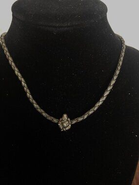 **Reduced**The Pandora Buddha Charm Rope Choker/Necklace (Men or Women)